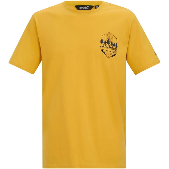 Regatta Heren Cline IX Avontuur T-Shirt (Ceylon Geel)