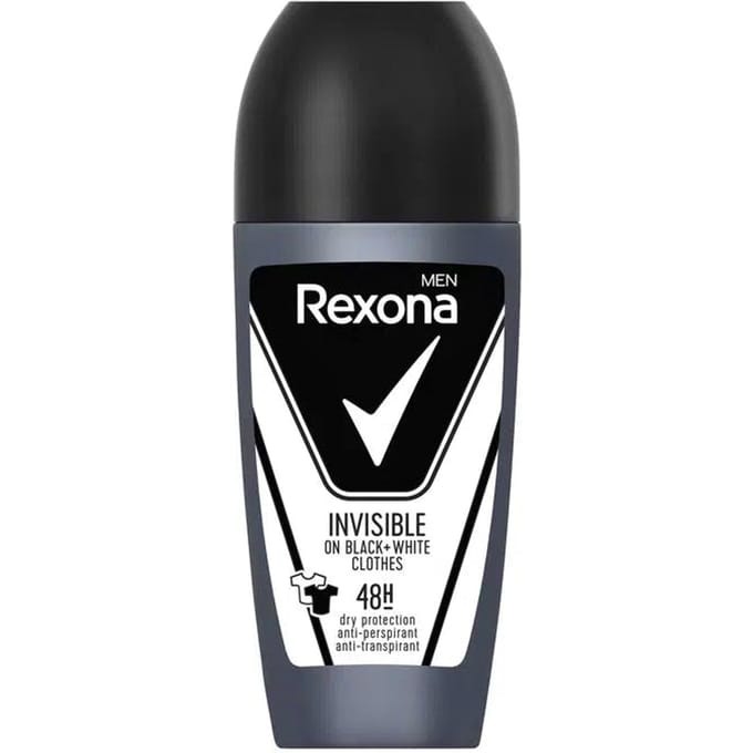 Rexona Men Invisible Black &amp; White Roll On 50 ml
