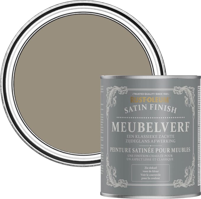 Rust-Oleum Bruin Meubelverf Zijdeglans - Cacao 750ml