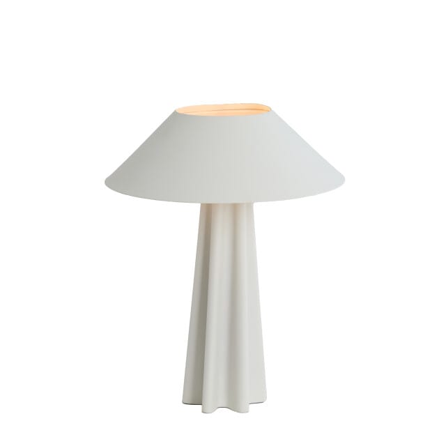 Light & Living - Tafellamp CUKAI - Ø38x49cm - Wit