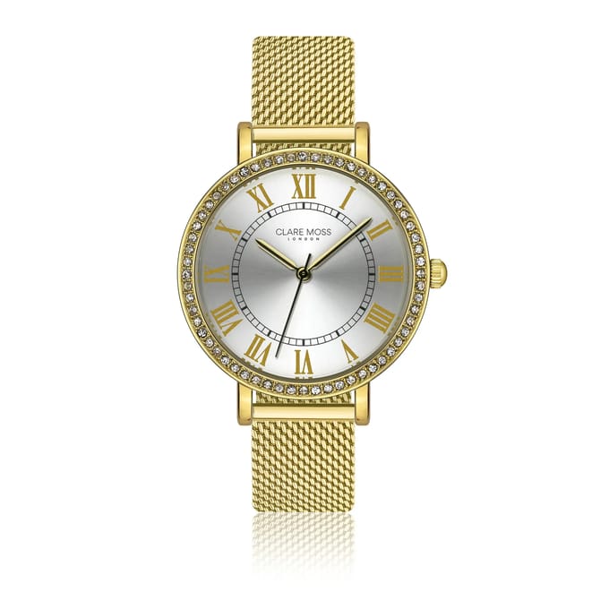 Vrouwenhorloge Clare Moss Porcelain Mesh