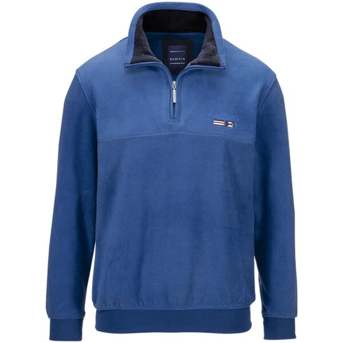 Babista herren Fleecesweatshirt - 56/58 - blauw - Plus Size