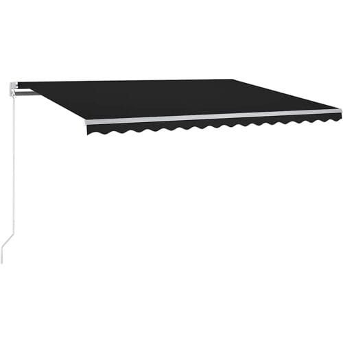 vidaXL - Luifel - automatisch - met - LED - en - windsensor - 350x250 - cm - antraciet
