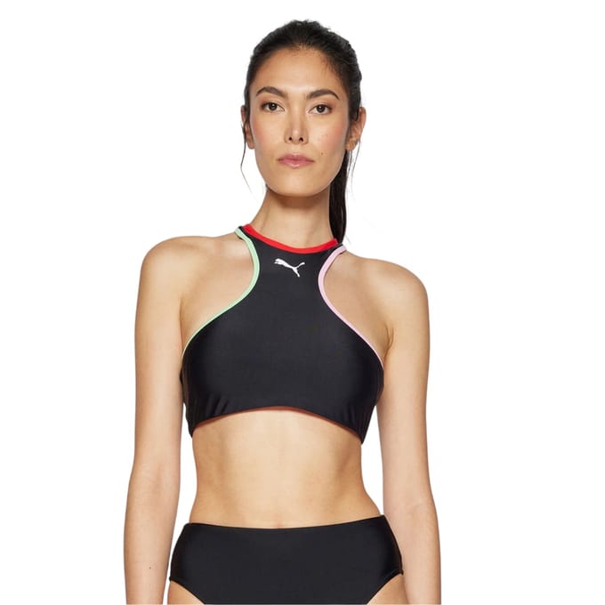Puma Performance-bikinitop voor dames (Zwart)