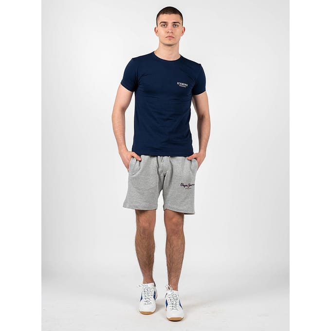 Iceberg T-shirt C-neck Mannen blauw