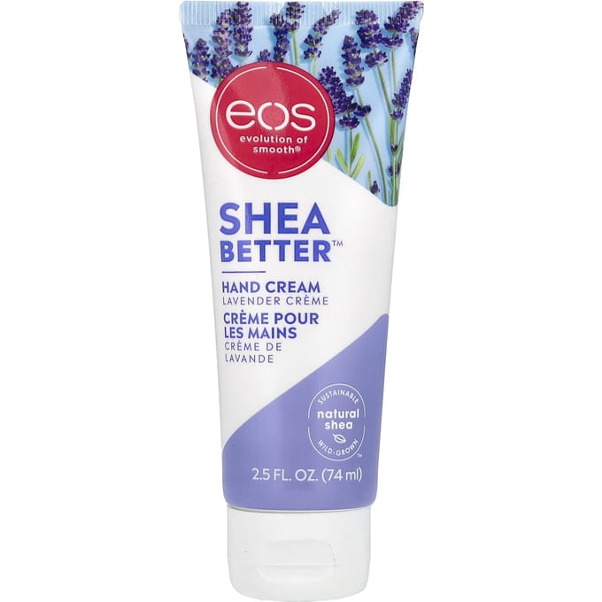 EOS, Shea Better, Handcrème, Lavendel, 2,5 fl oz (74 ml) white