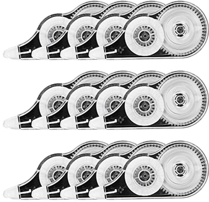 Solidchoice - Set van 12 Correctiestanden met Mini-Correctierollers
