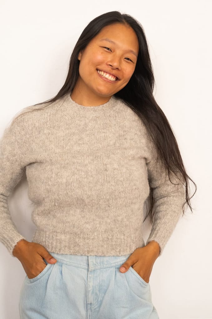 TWOTHIRDS Kythira Knit Ecru Maat: S | Sweaters Outlet | Dames | Ecru