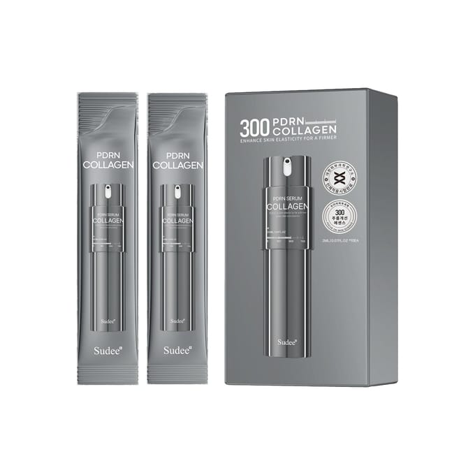SUDEE Sérum Élastique au Collagène PDRN - Programme Ampoule Intensive Raffermissement & Régénération de la Peau - 2ml x 10ea gray