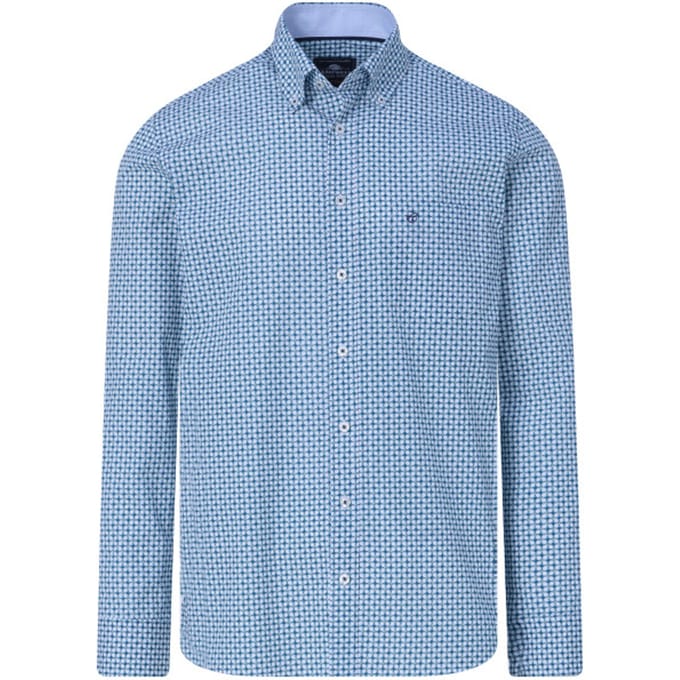 Campbell Casual overhemd met lange mouwen