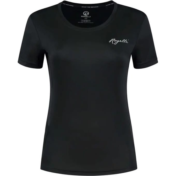 Rogelli Core Dames Hardloopshirt - Korte mouw - Zwart