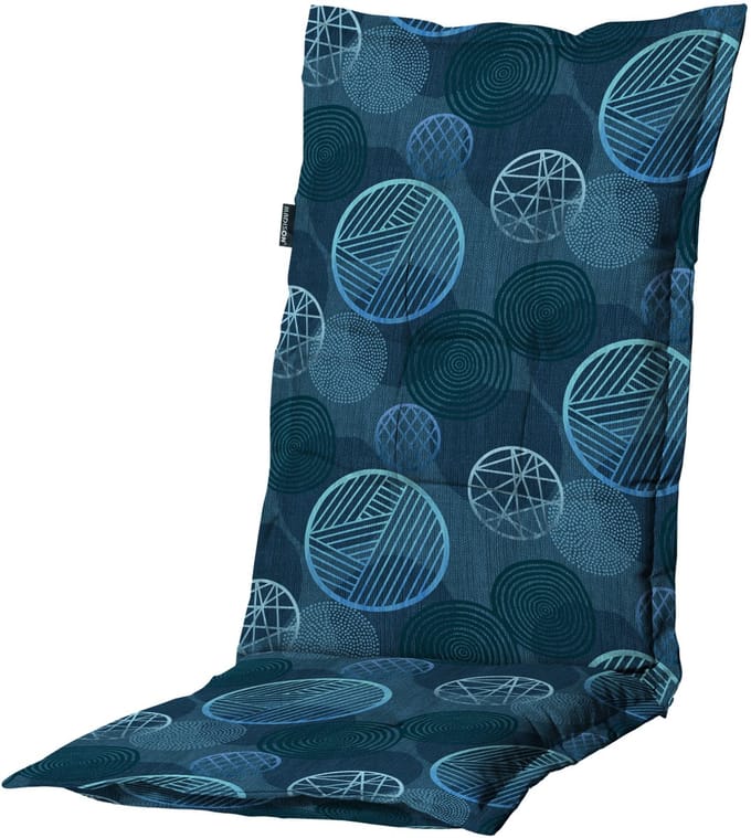 Madison - Tuinkussens Hoge Rug Circle Blue - 123x50 - Blauw