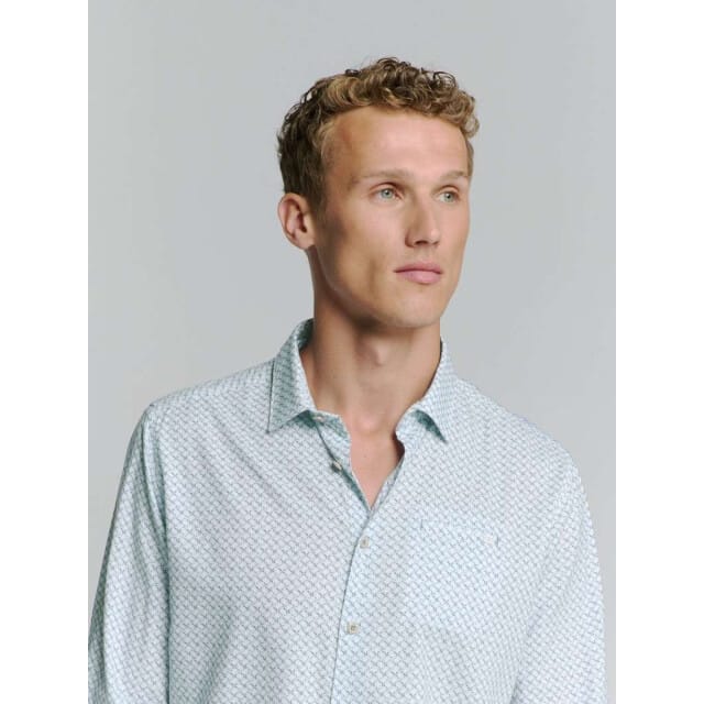 No Excess Shirt Allover Printed Ice Größe: S | Casual hemden Outlet | Herren