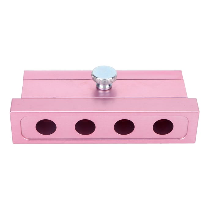 DIY Lippenstift Mal Aluminium 4 Gaten Multifunctioneel Lippenbalsem Maker Tool voor Jelly/Single Dual pink