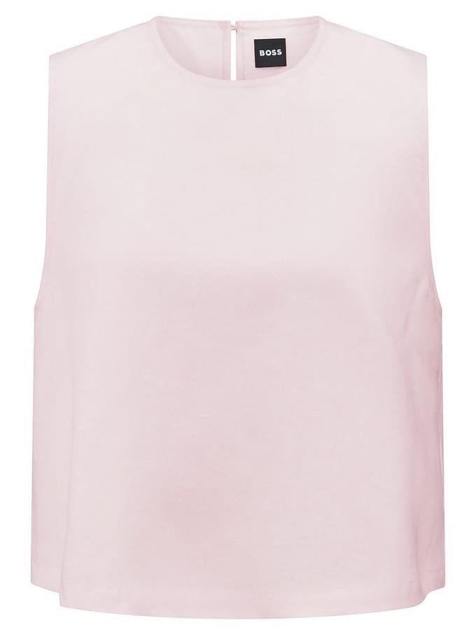 Blousetop met open rug model 'BLINY'