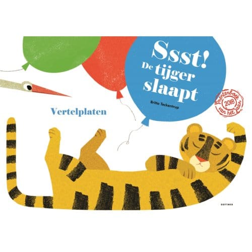 Vertelplaten Ssst! De Tijger Slaapt! - Britta Teckentrup