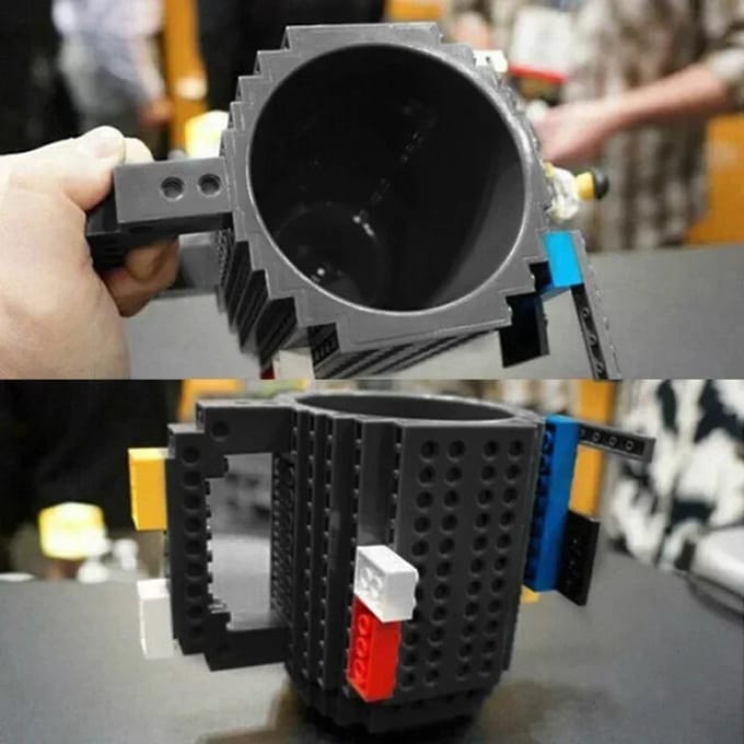 Melk Mok Koffiekopjes Creatieve Bouwsteen Mok Kopjes Drinkwaterhouder Bouwstenen Ontwerp