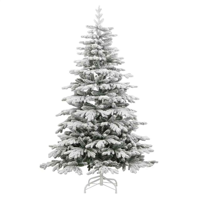 vidaXL - Kunstkerstboom - met - scharnieren - en - sneeuw - 180 - cm
