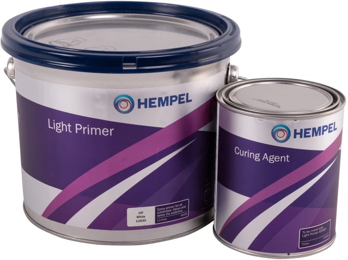 Hempel's Light Primer 45551 Off White 11630 A+B  - Epoxyprimer - Osmoseprimer - Onderwaterprimer