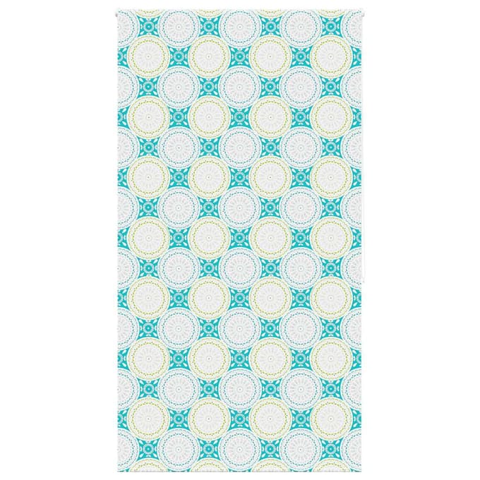 vidaXL - Doucherolgordijn - 130x240 - cm - stofbreedte - 126 - cm
