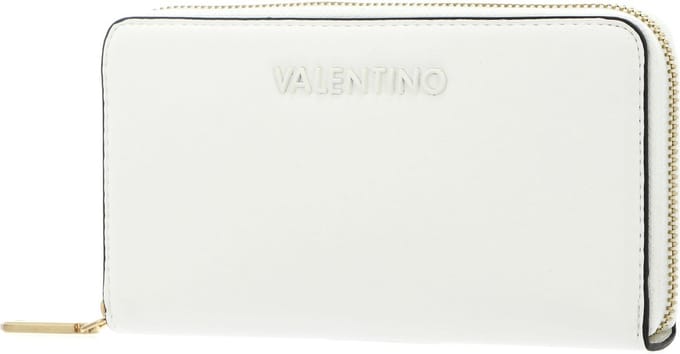 VALENTINO Portemonnee Ipanema RE Zip Around Wallet Bianco Wit