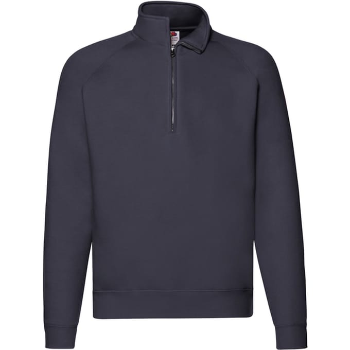 Fruit of the Loom Heren Premium Sweatshirt met Ritssluiting (Deep Navy)