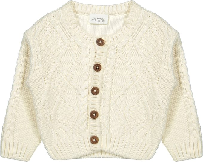 Frogs and Dogs-Kabel Vest-Off White - Maat 80