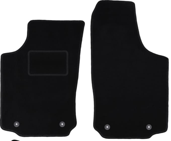 Zwarte veloursmatten voor: Opel Tigra B TwinTop, cabrio (2003-2008)