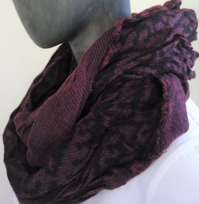 Antony Morato Col Sjaal - Rood/ Zwart - Maat One Size