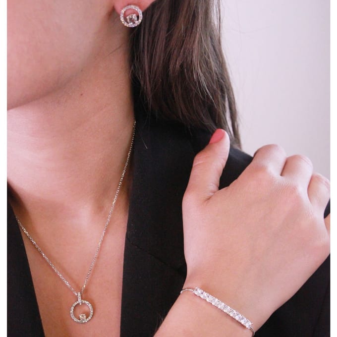 Mia Amory Sets - Zilver en Kristal