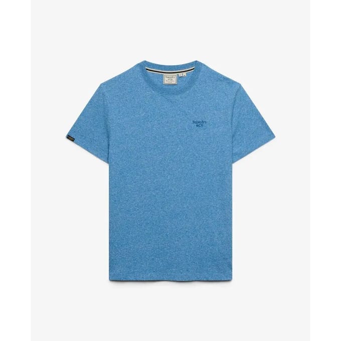 Superdry - Essential Serif Logo T-shirt Slanke Pasvorm - Heren - T-shirts