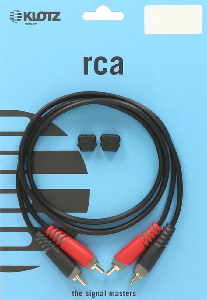 Klotz AT-CC0100 Cinchkabel 1 m - Audio kabel