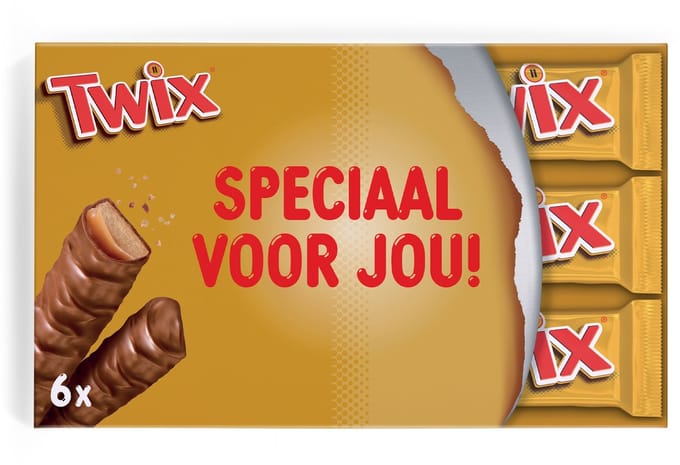 Twix Giftbox - "Speciaal voor jou" - Past door brievenbus - 300 g