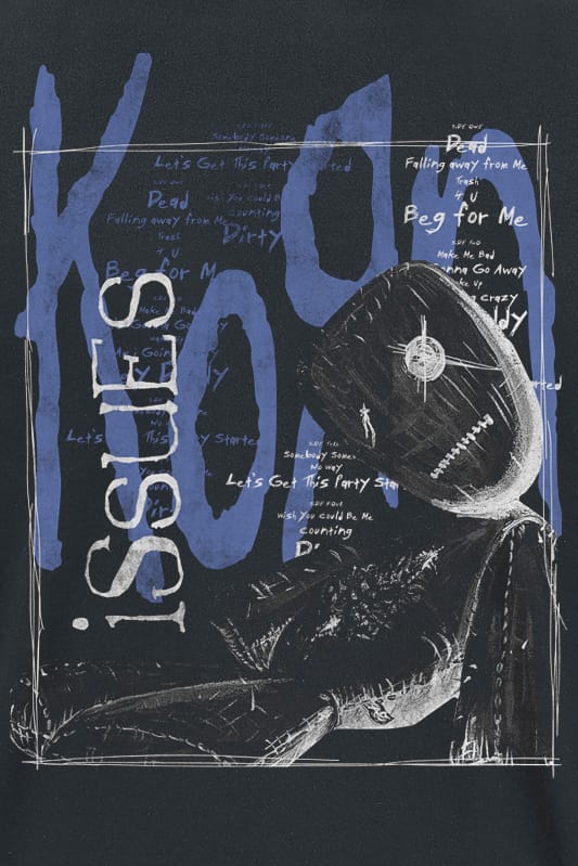 Korn T-shirt - Issues Tracklist in a Box - S tot 5XL - zwart