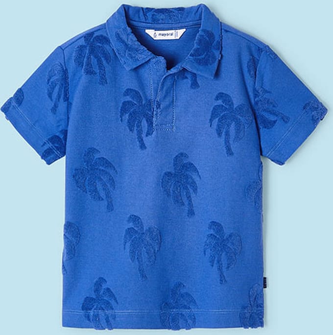 MAYORAL - Polo - Maat 116 - Jongens - blauw -