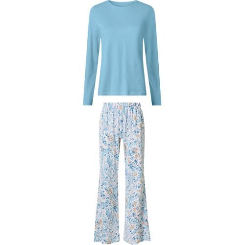 ESMARA Dames pyjama (Lichtblauw, XS (32/34))