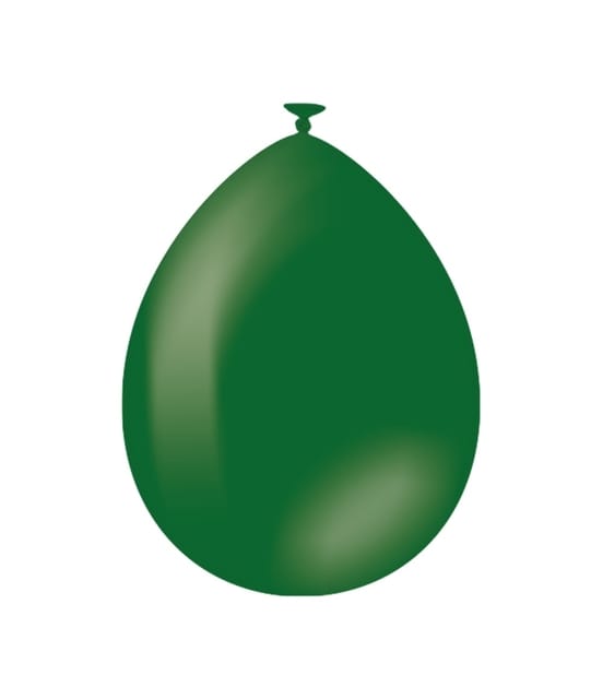Ballonnen | 25 stuks | Kleur: Donker groen | Afmeting: 30cm