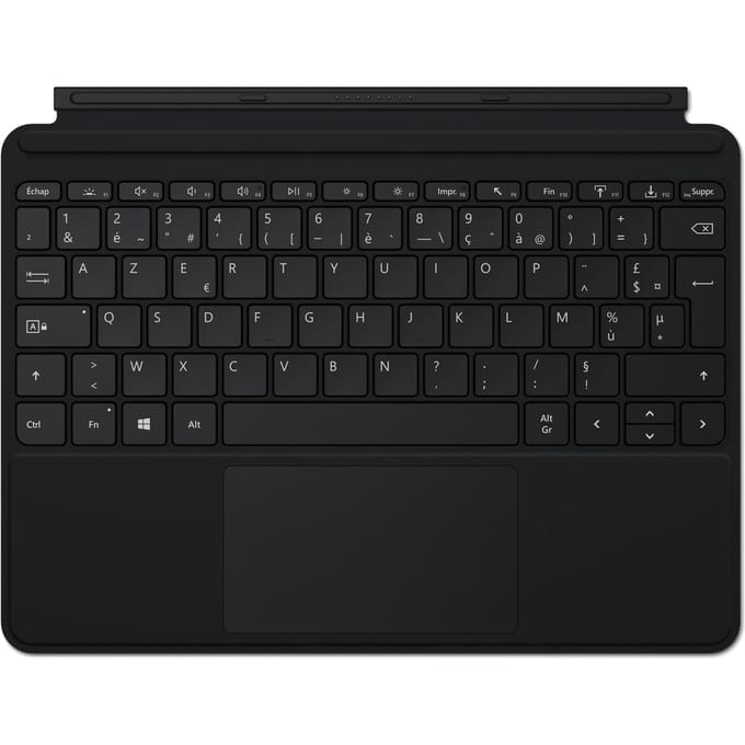 Microsoft Surface Go Type Cover - keyboard - with trackpad accelerometer - French - black - Toetsenbord - Frans - Zwart