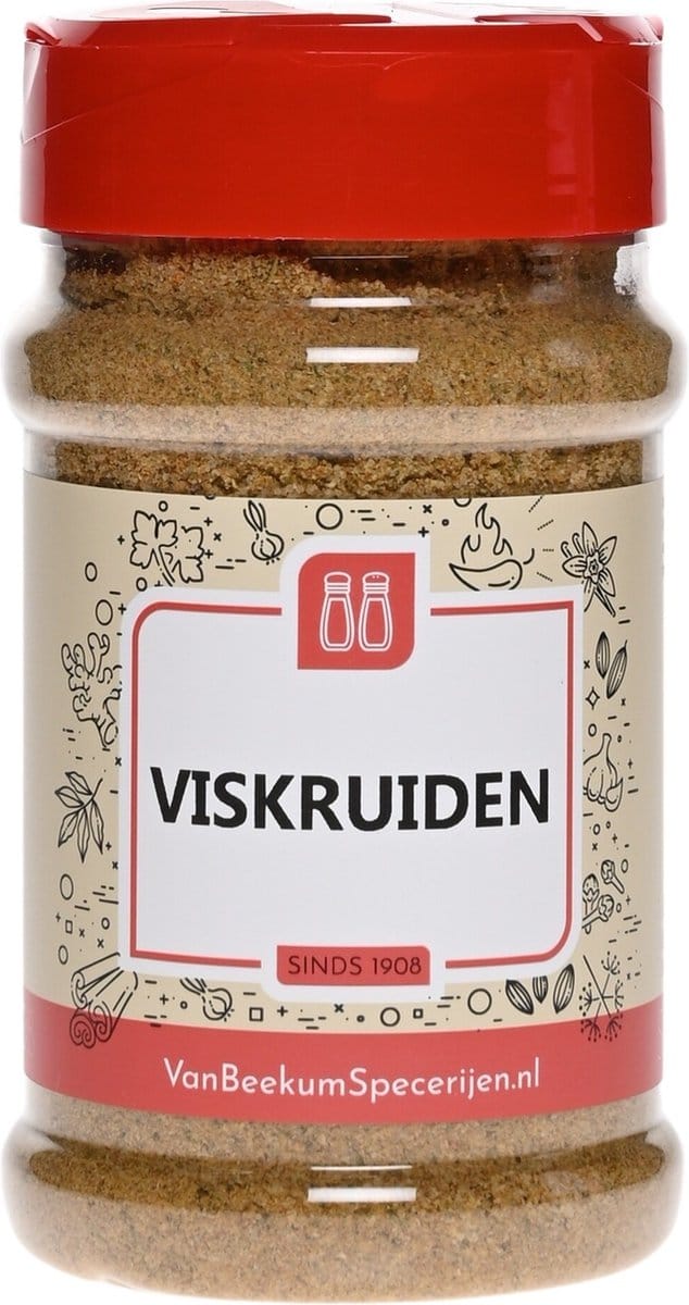 Van Beekum Specerijen - Viskruiden - Strooibus 250 Gram