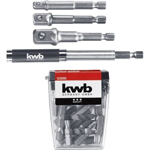 KWB Bitset met verlengstukken en adapter (23-delig)