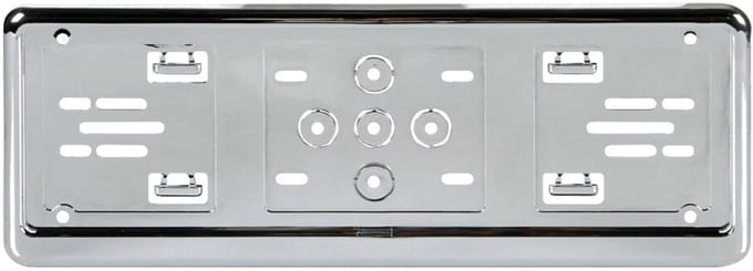 Kentekenplaathouder plastic