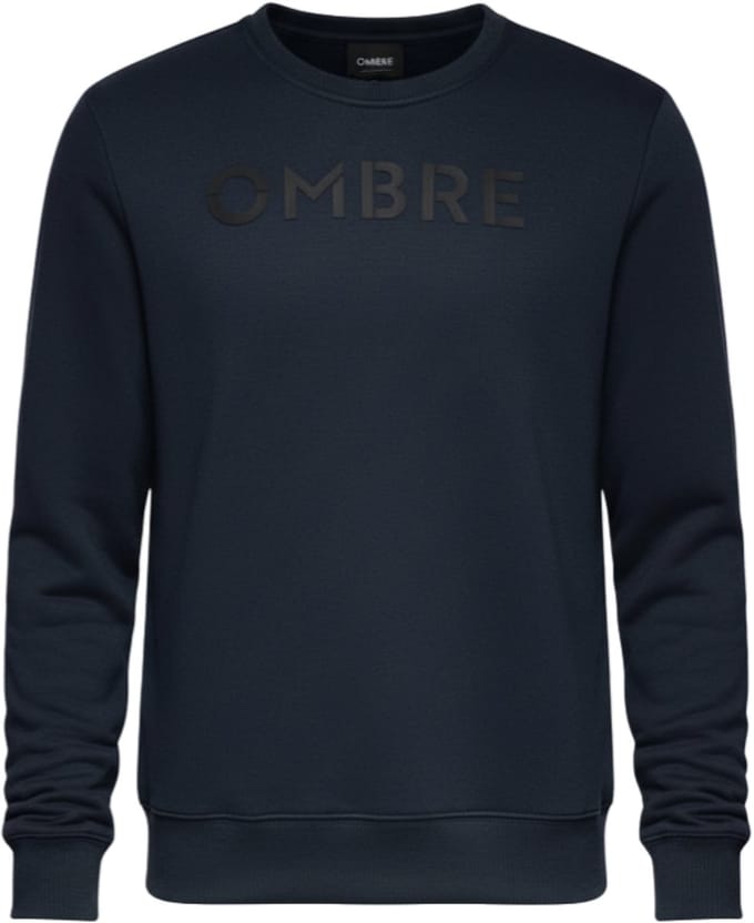 OMBRE Sweater - Regular Fit - Katoen - Lange Mouw Marine M