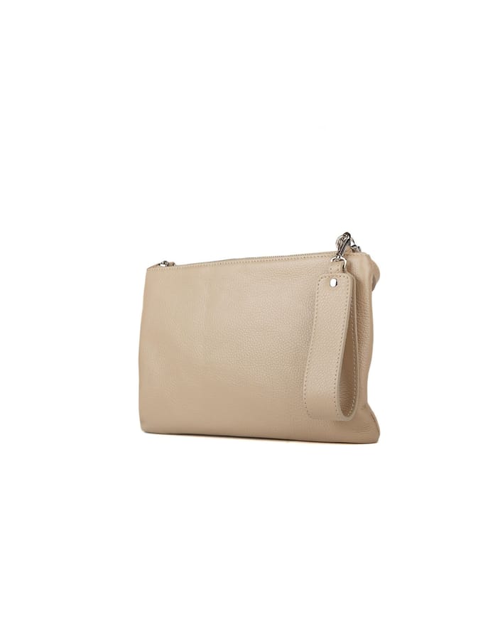 Giulia Monti Schoudertas Grijs Beige