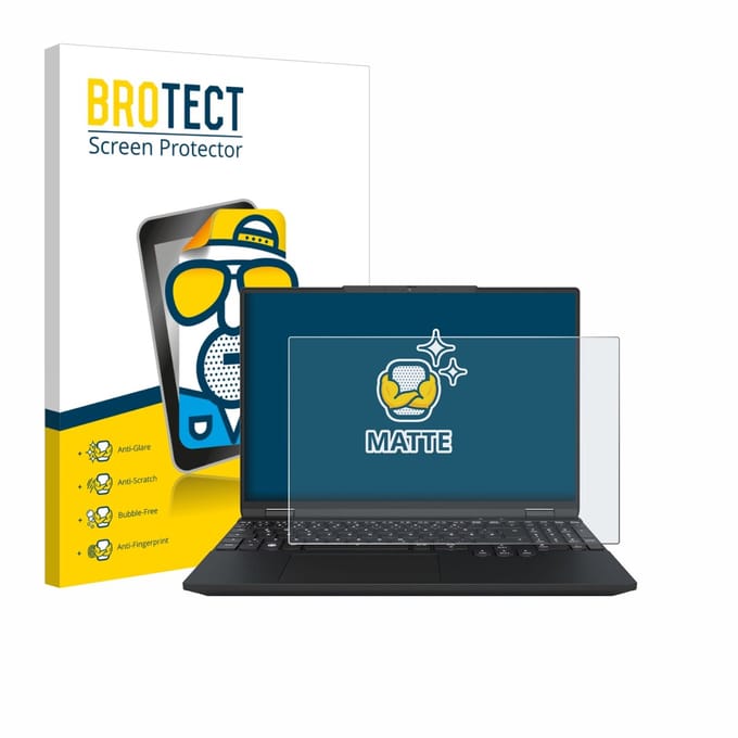 BROTECT - Screenprotector voor Tuxedo InfinityBook Max 15 Gen 10 - Folie Beschermfolie matte