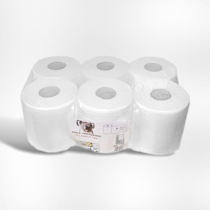 KOALA MIDI Poetsrol Puur Cellulose 1-laags- 6 rollen