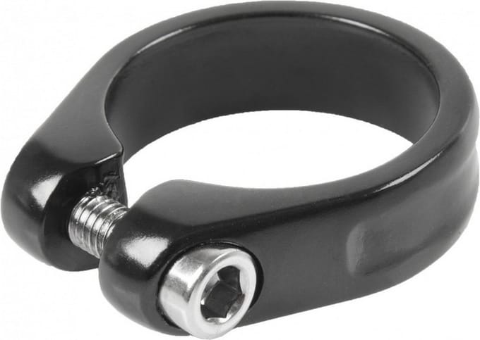 Zadelpenklem 34,9 mm zwart
