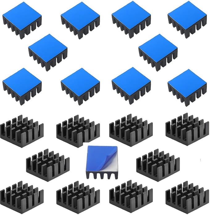 Aluminium koellichaam voor 3D-printers - 20 stuks - Zwart