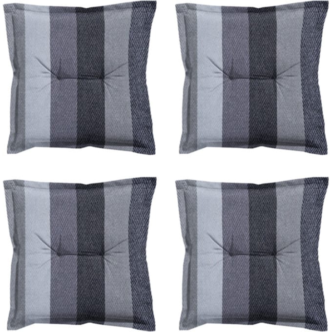 Madison - Zitkussen Victoria grey - Ca. 50x50 cm - Set van 4