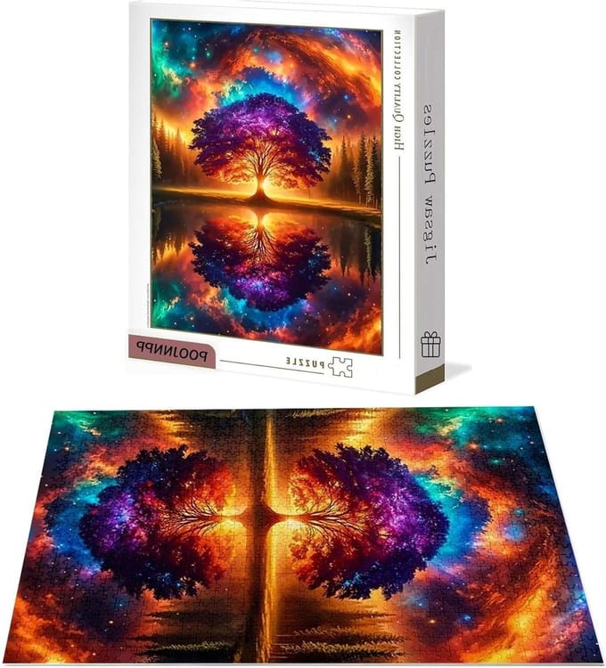 Puzzel 3000 stukjes - Legpuzzel volwassenen - Ontspanning thuis - Genummerde achterkant - 122x81 cm - Multicolor