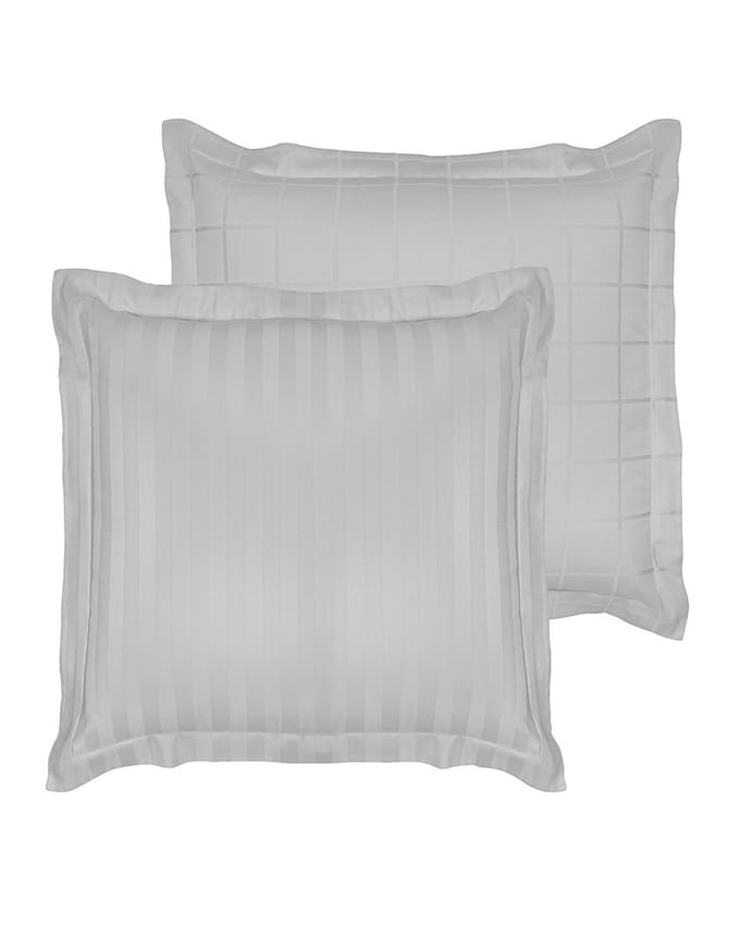 De Witte Lietaer Zygo Kussensloop - Zilver 60x70